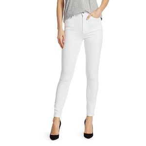 Seven 7 High waisted white skinny jeans like new